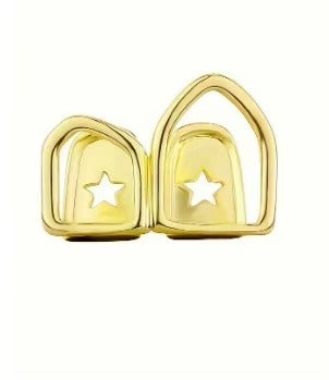 Plated Dual Tooth Grillz