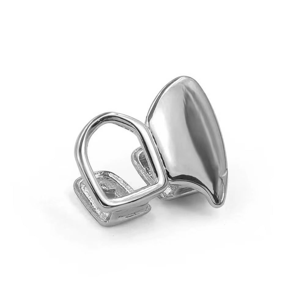 Hollow and Plated Canine Grillz