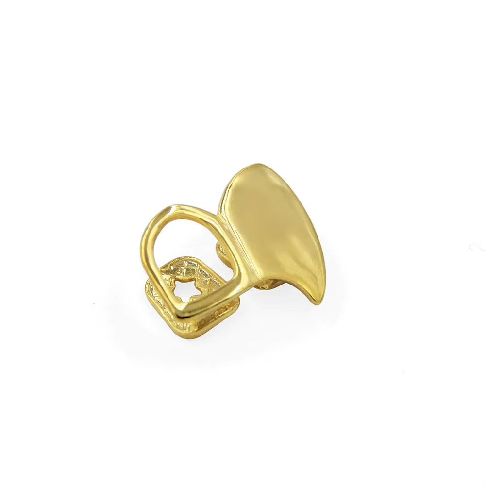 Hollow and Plated Canine Grillz