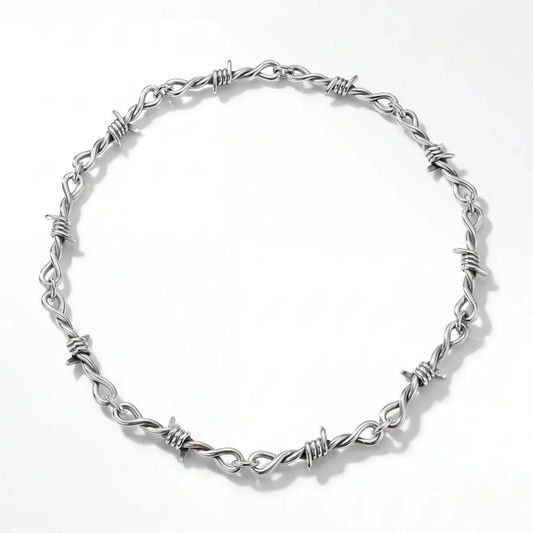 Barbed Wire Necklace