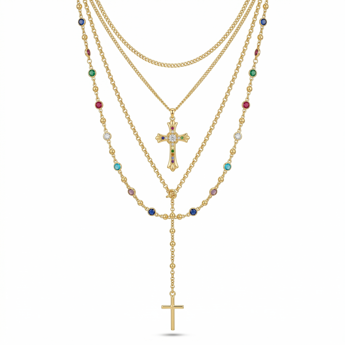 Vittoria Croix Necklace