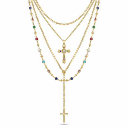 Vittoria Croix Necklace
