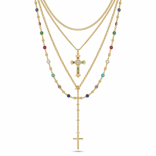 Vittoria Croix Necklace