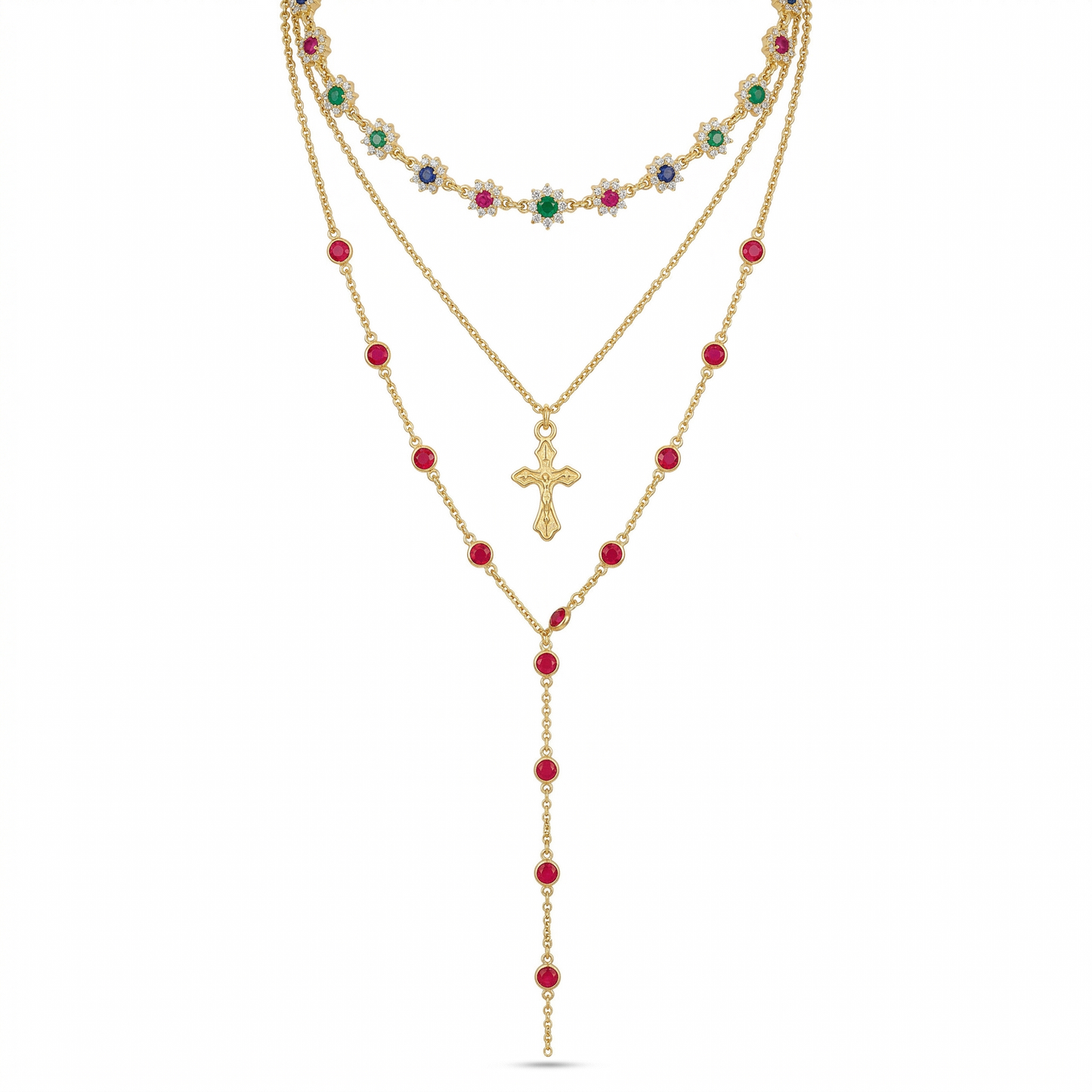 Rosalie Croix Necklace
