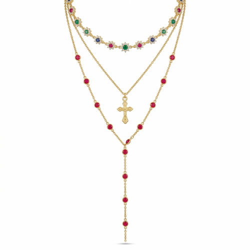Rosalie Croix Necklace