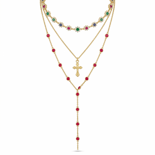 Rosalie Croix Necklace