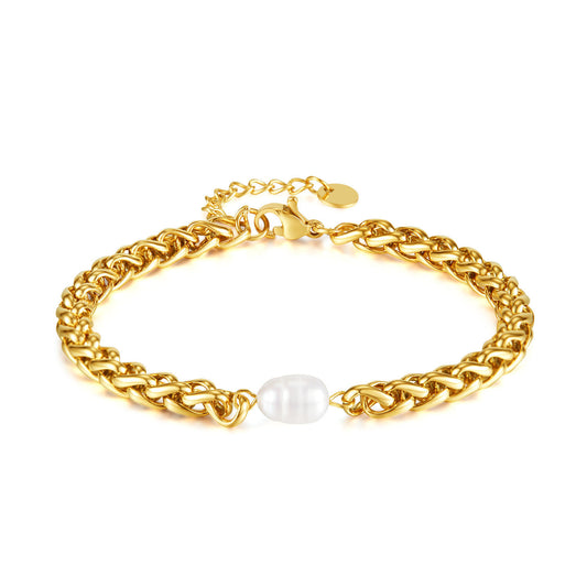 Maelle Pearl Chain Bracelet