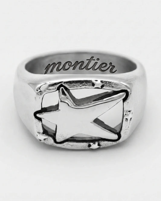 Star Fish Ring Silver