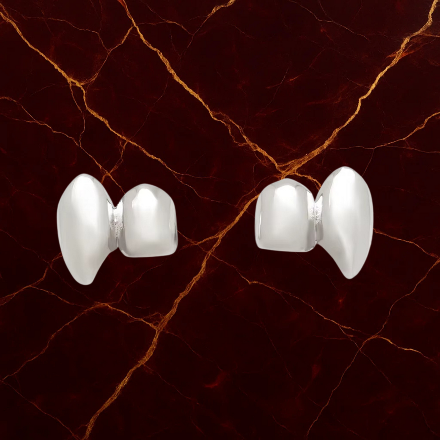 Placa de Dientes Caninos Dobles