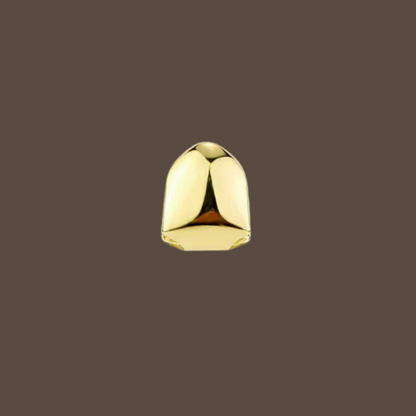 Grillz de un solo diente con placa