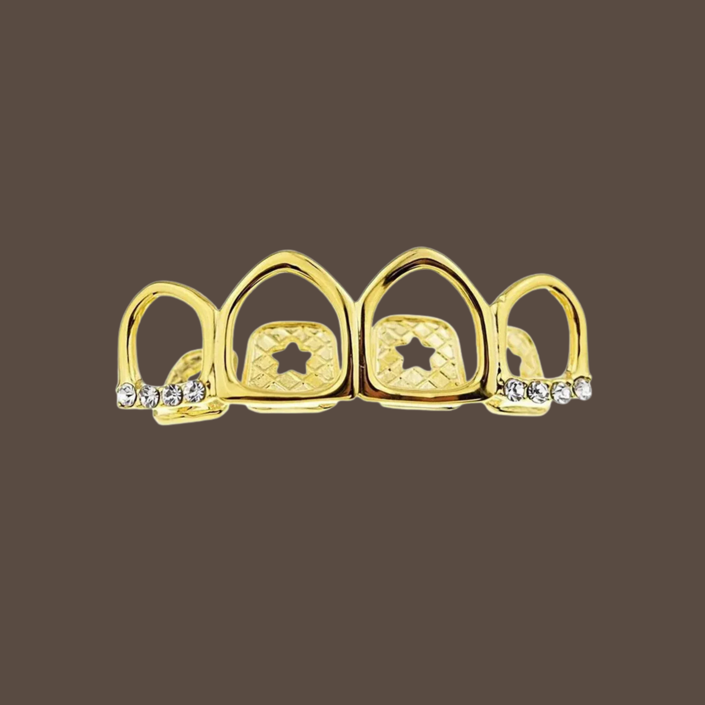 Iced Hallow Tooth Grillz Set