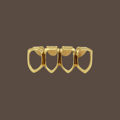 Iced Hallow Tooth Grillz Set