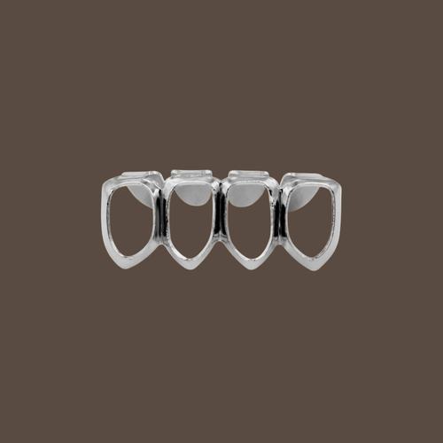 Iced Hallow Tooth Grillz Set