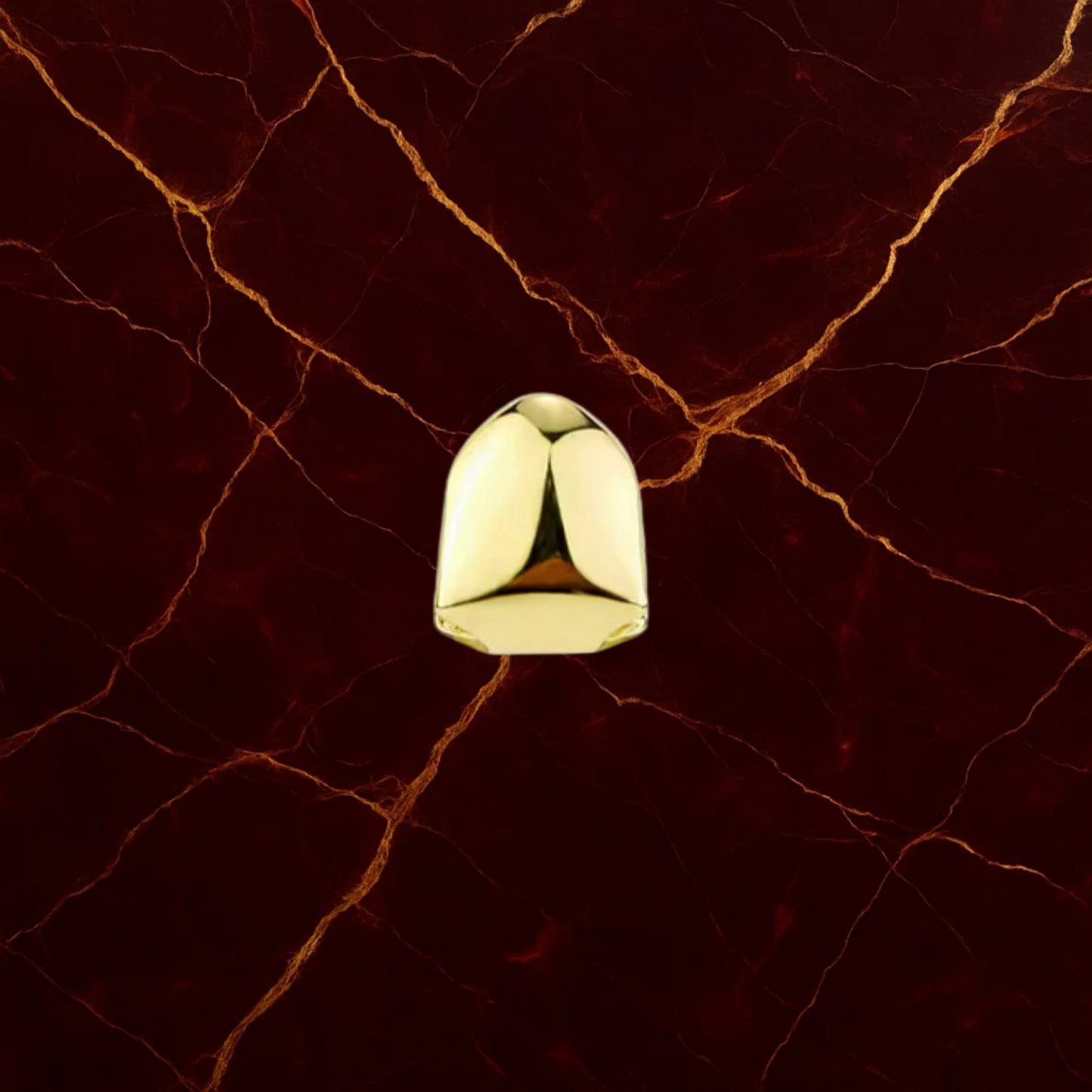 Grillz de un solo diente con placa