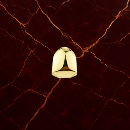 Grillz de un solo diente con placa