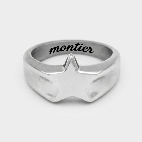 Pinky star Ring Silver