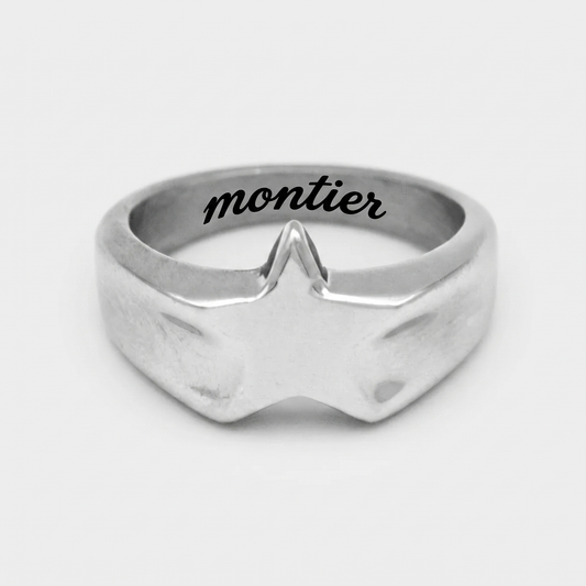 Pinky star Ring Silver
