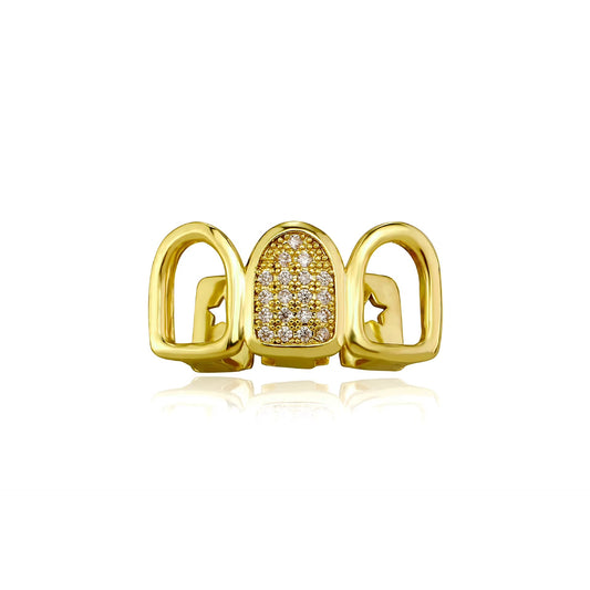 3 Hollow Iced Grillz