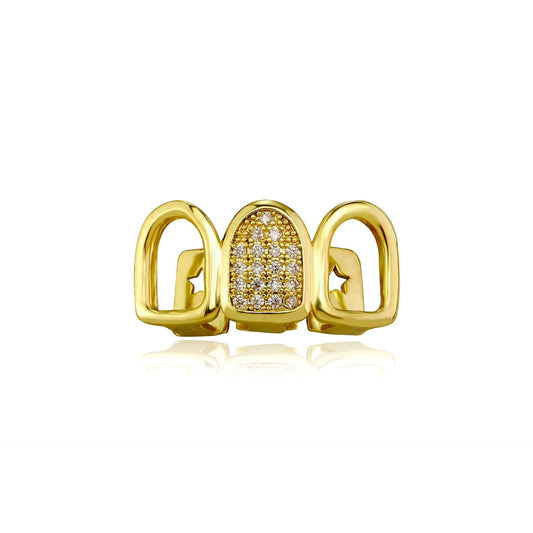 3 Hollow Iced Grillz