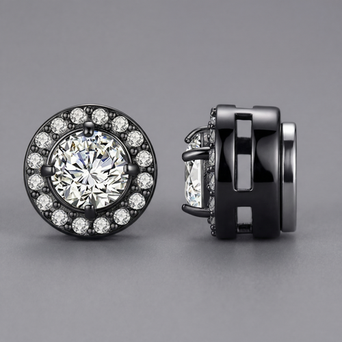 Iced Out Axis Earrings