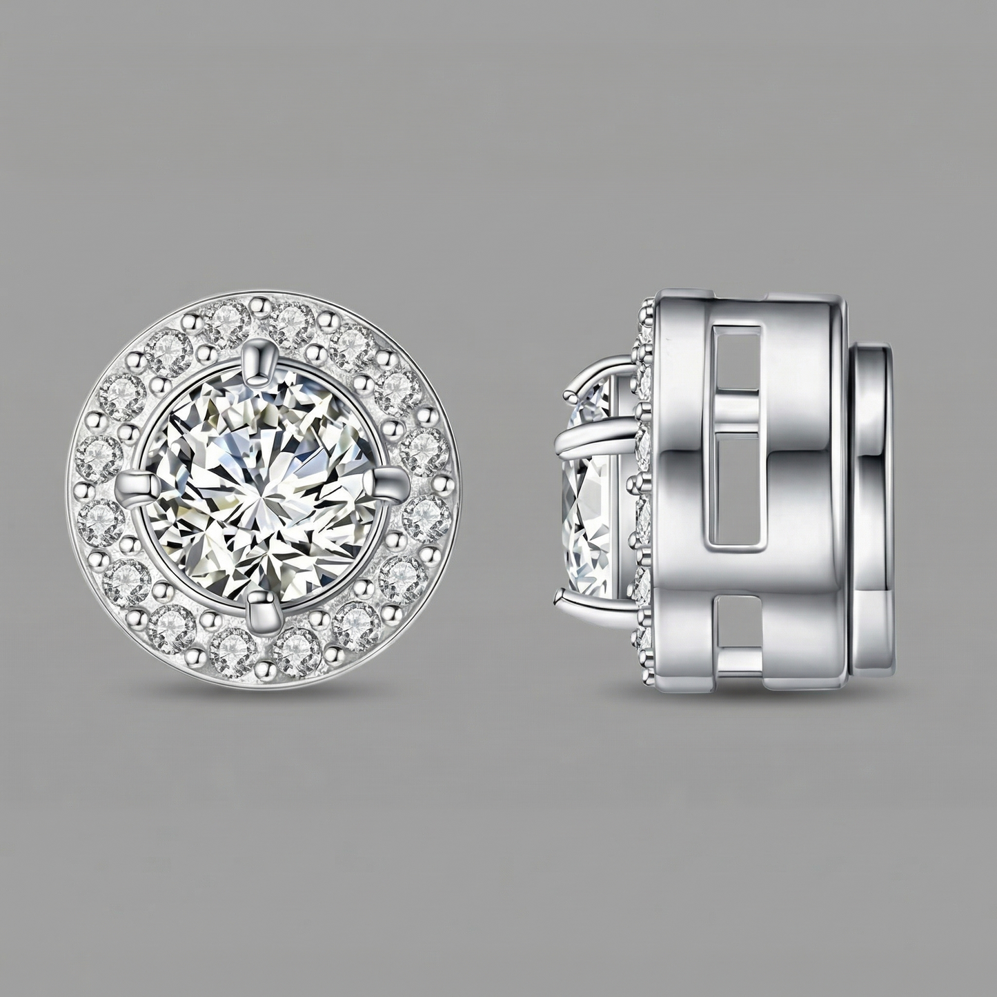 Iced Out Axis Earrings