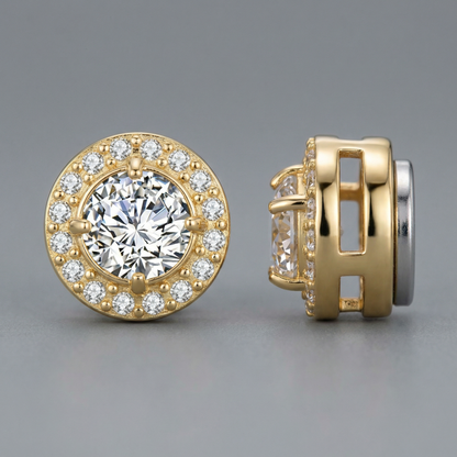 Iced Out Axis Earrings