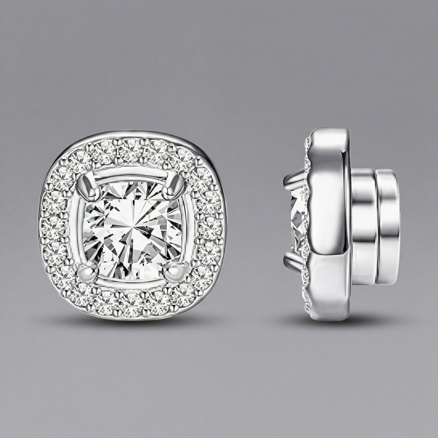 Iced Out Ash Earrings