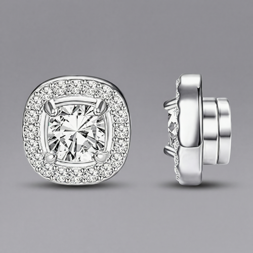 Iced Out Ash Earrings